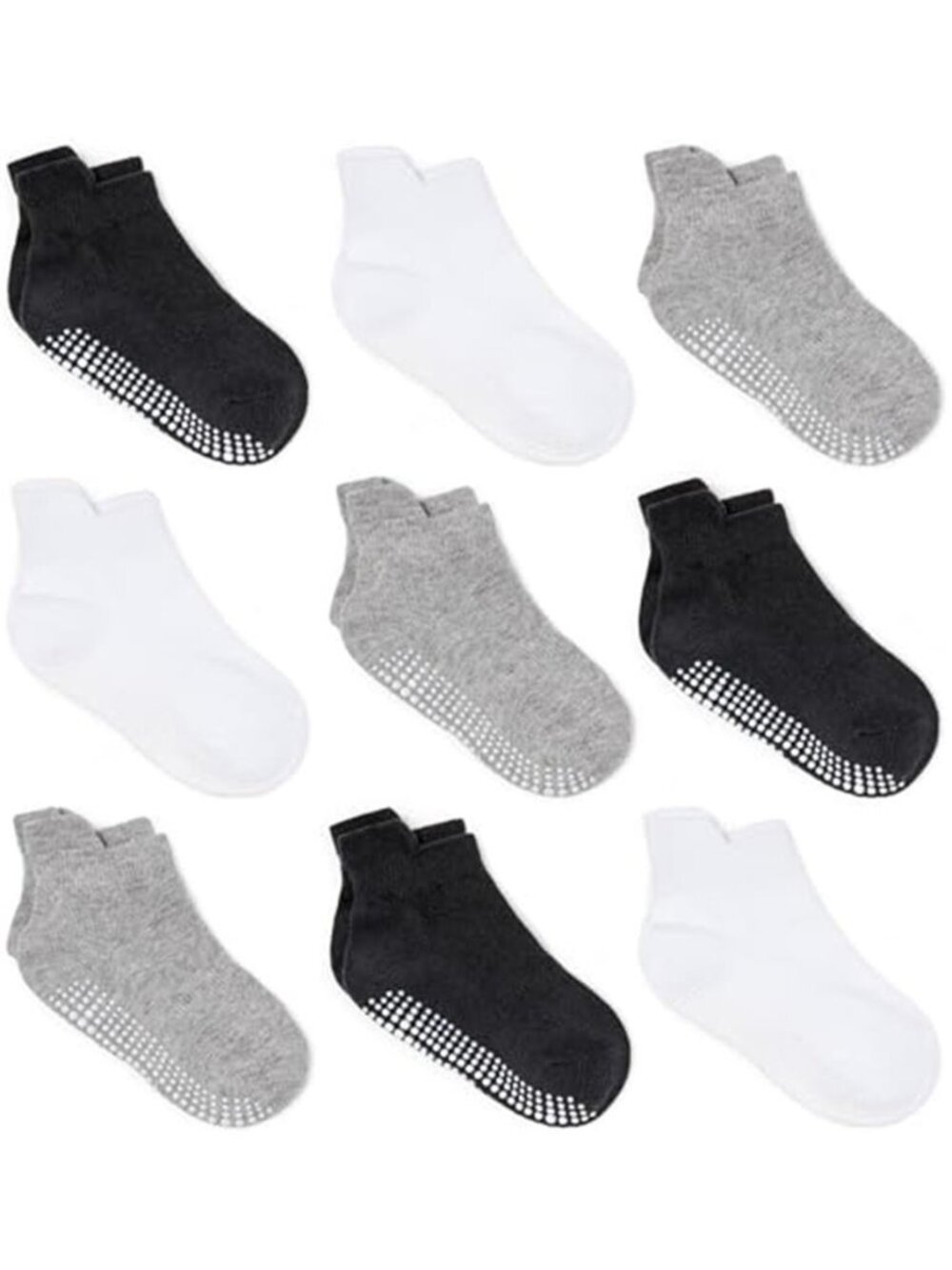 Baby Non Slip Grip Socks Toddler Anti Skid Socks Kids Boys Girls Ankle Socks